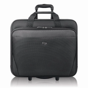 Solo Empire 17.3 Inch Rolling Laptop Case, Black