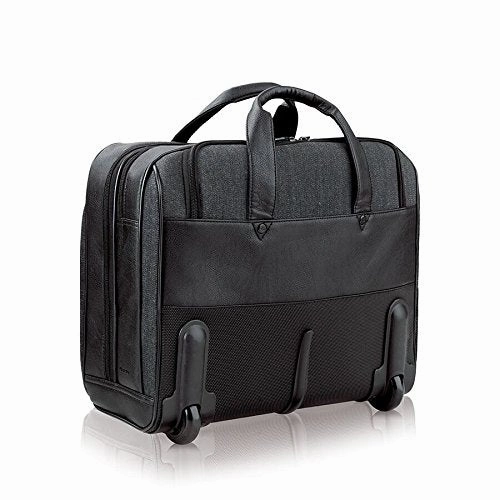 Solo Macdougal 17.3 Inch Rolling Laptop Case, Black