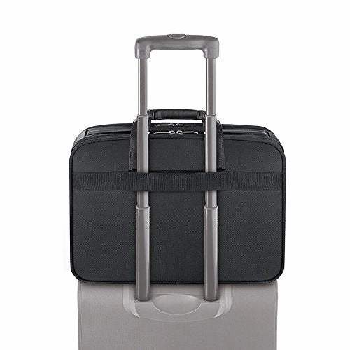 Solo Paramount 16 Inch Laptop Briefcase With Smart Strap, Black