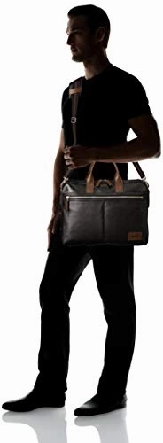 Solo Shorewood Pebbled Leather Briefcase