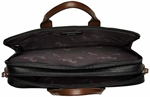 Solo Shorewood Pebbled Leather Briefcase