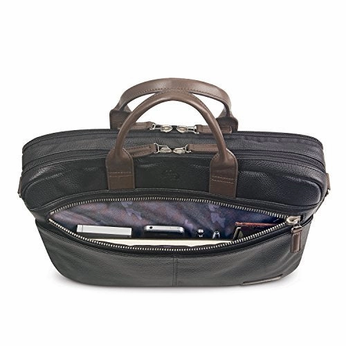 Solo Shorewood Pebbled Leather Briefcase