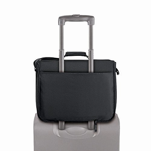 Solo Supreme 15.6 Inch Laptop Messenger, Black/Grey