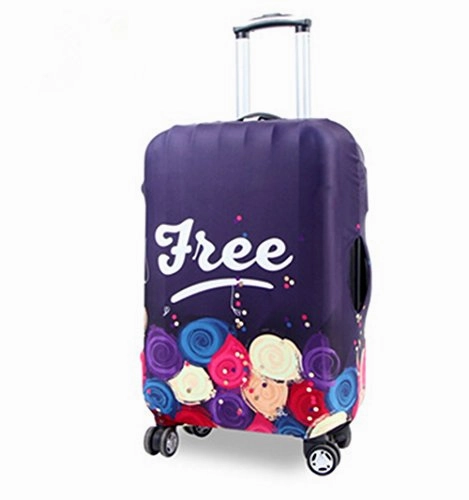 Spandex Dust-Proof Elastic Travel Luggage Cover Suitcase Protector 18"-32" (L(26''-29''Luggage))