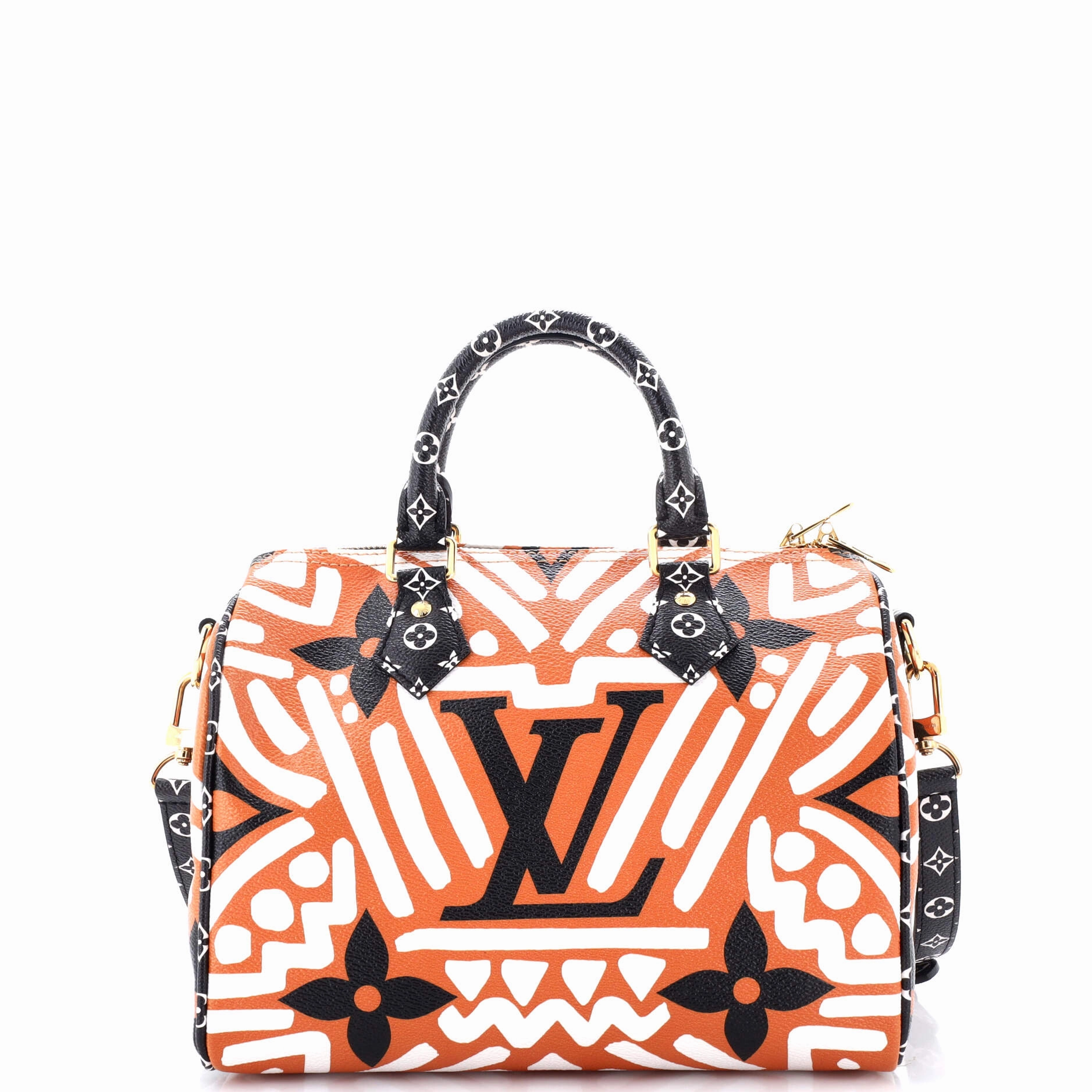 Speedy Bandouliere Bag Limited Edition Crafty Monogram Giant 25