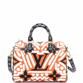 Speedy Bandouliere Bag Limited Edition Crafty Monogram Giant 25