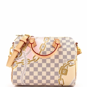 Speedy Bandouliere Bag Limited Edition Nautical Damier 25