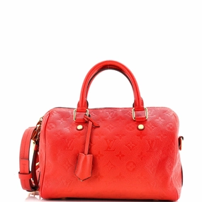 Speedy Bandouliere Bag Monogram Empreinte Leather 25