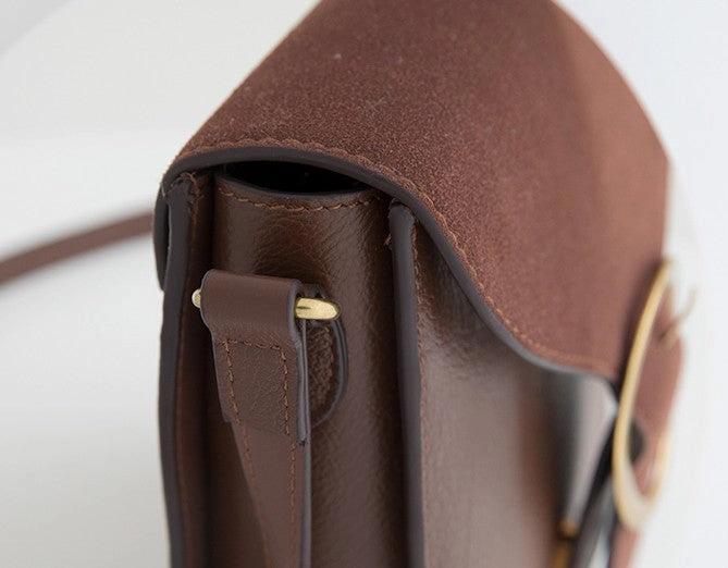 Square Leather Womens Stylish Crossbody Purse Bag Shoulder Bag for Women