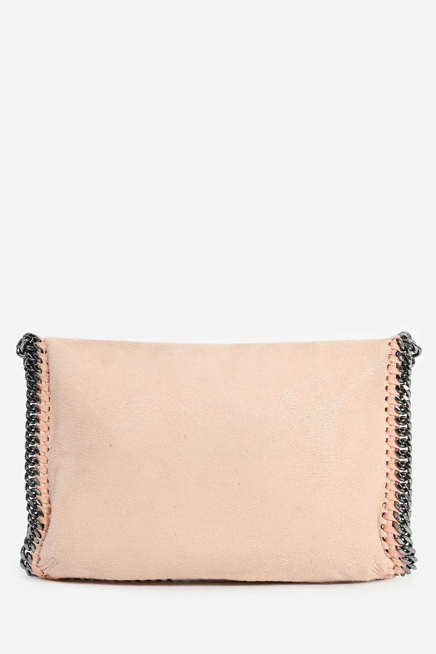 Stella McCartney Pink Fabric Chain Trim Mini Falabella Bag