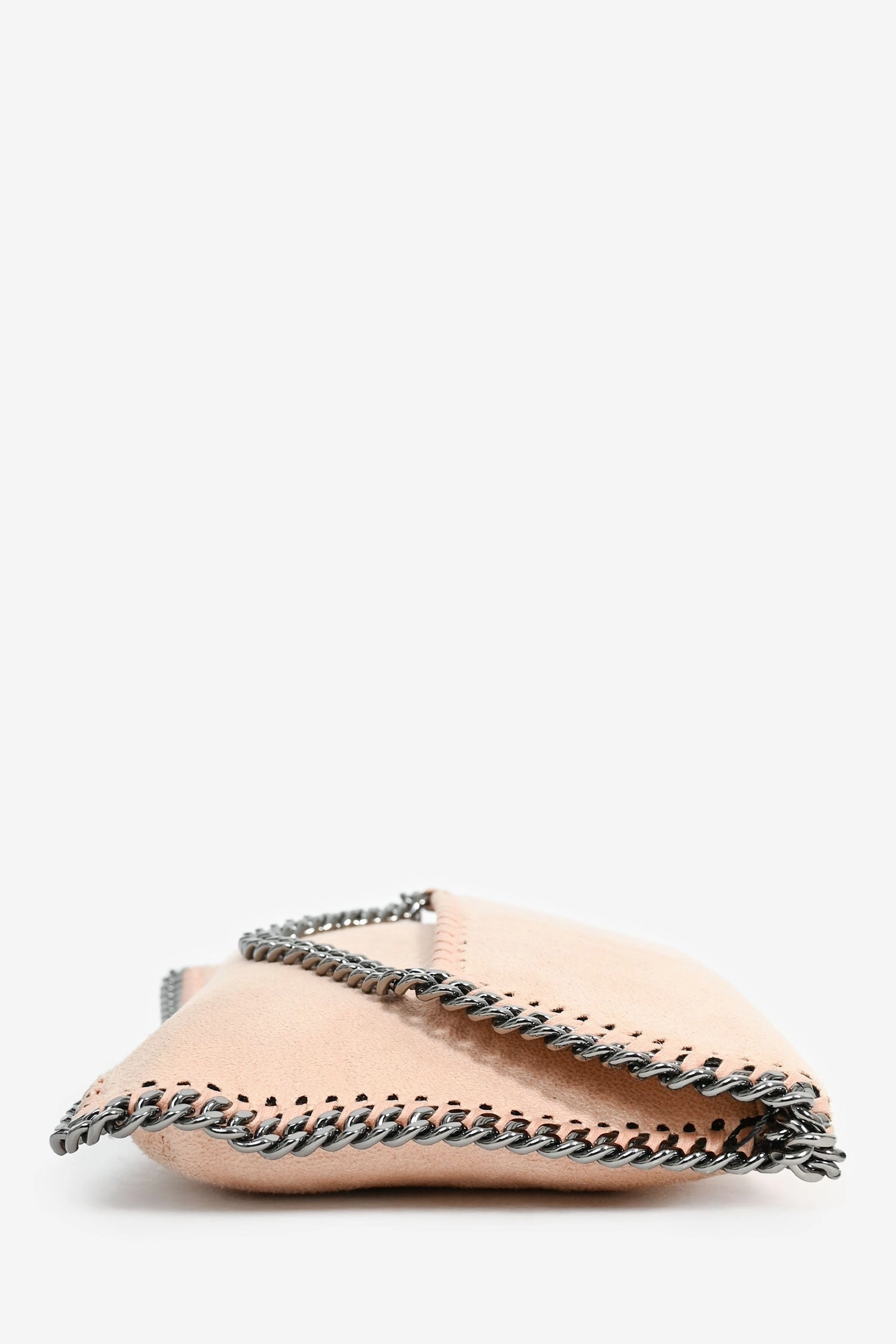 Stella McCartney Pink Fabric Chain Trim Mini Falabella Bag