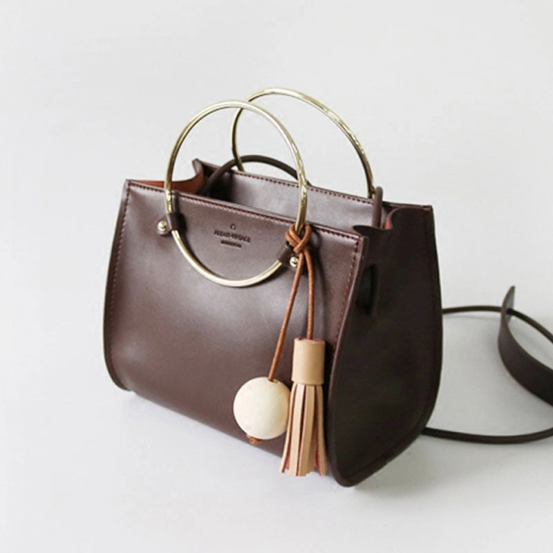 Stylish Leather Black Womens Handbag Crossbody Bag Purse Shoulder Bag for Women