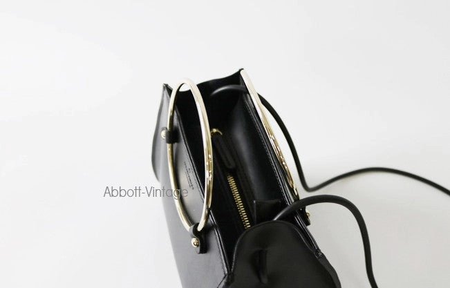 Stylish Leather Black Womens Handbag Crossbody Bag Purse Shoulder Bag for Women