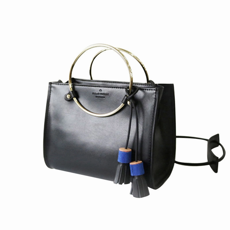 Stylish Leather Black Womens Handbag Crossbody Bag Purse Shoulder Bag for Women