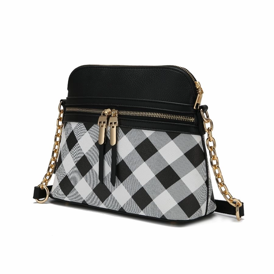 Suki Checkered Crossbody Handbag