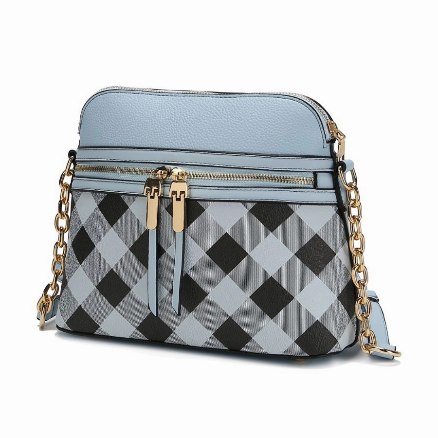 Suki Checkered Crossbody Handbag