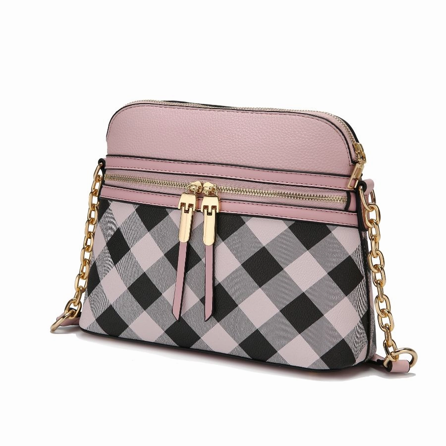 Suki Checkered Crossbody Handbag