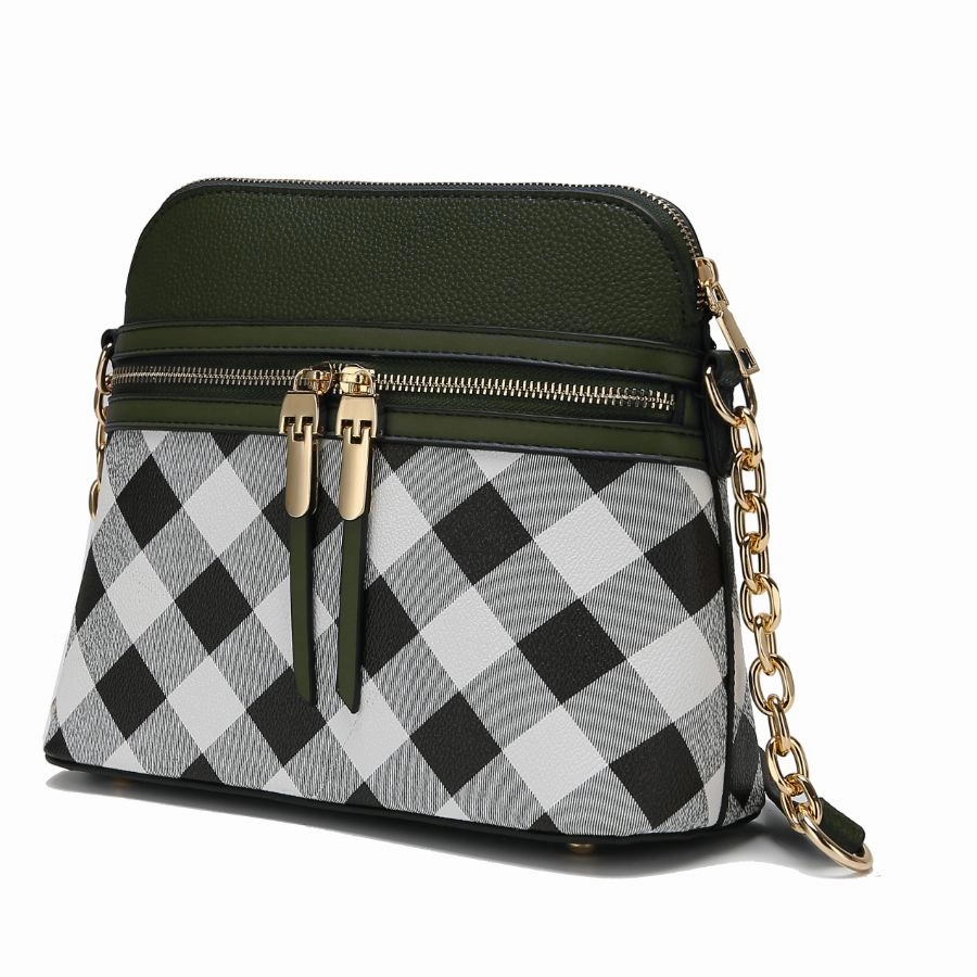 Suki Checkered Crossbody Handbag