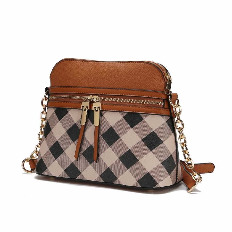 Suki Checkered Crossbody Handbag