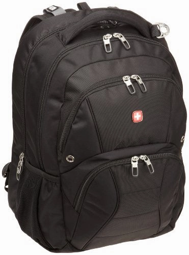 Swiss Gear Sa1908 Black Tsa Friendly Scansmart Laptop Backpack  - Fits Most 17 Inch Laptops And