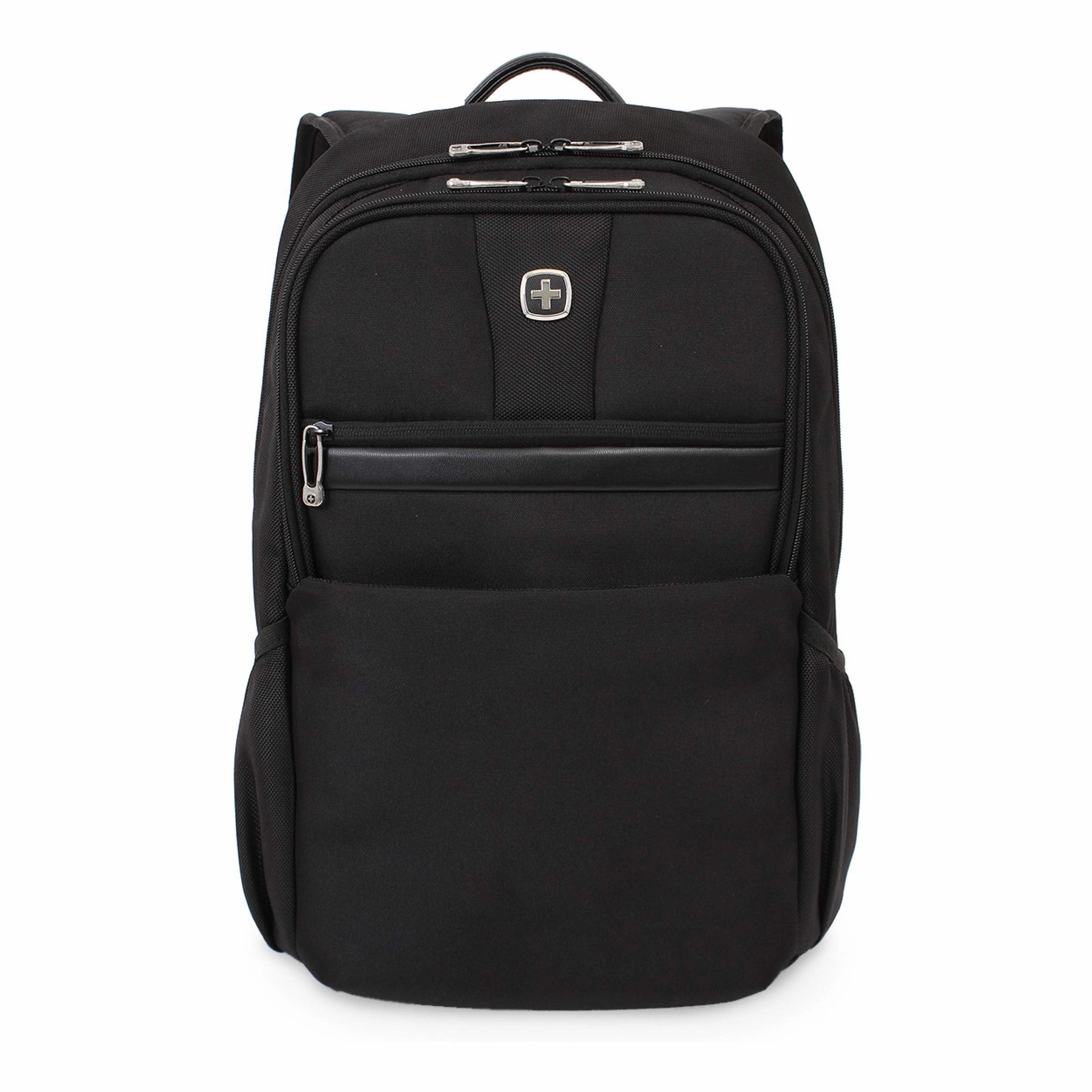 SWISSGEAR Durable 15-inch Laptop Backpack | Padded Computer Sleeve | Travel, Work, School | Men's and Women's - Black