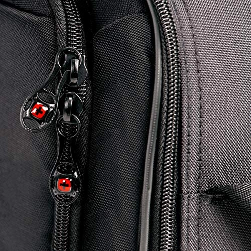 SWISSGEAR Jasper Expandable Organizer 15-inch Laptop Case | TSA-Friendly Carry-on | Travel, Work, School | Men's and Women's- Black