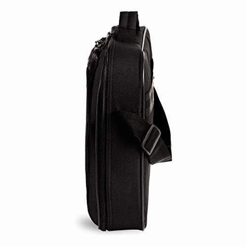 SWISSGEAR Jasper Expandable Organizer 15-inch Laptop Case | TSA-Friendly Carry-on | Travel, Work, School | Men's and Women's- Black