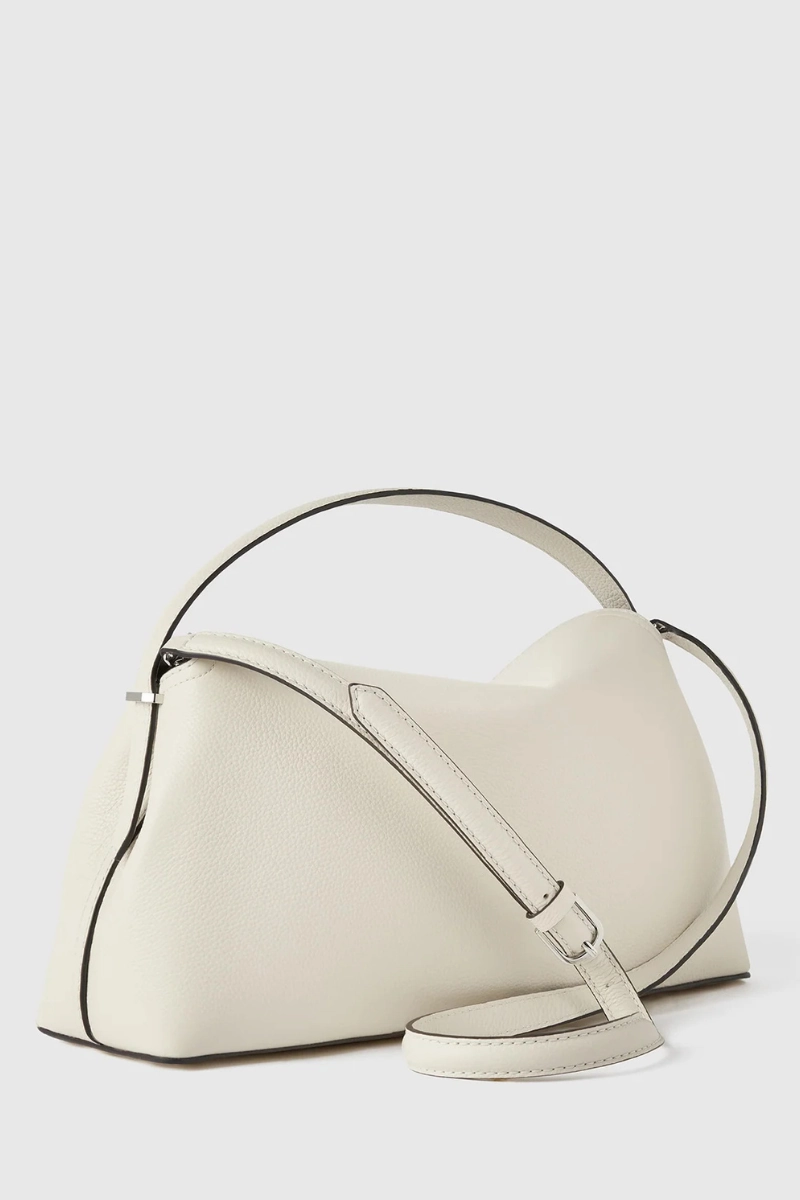 T-Lock Grained-Leather Bag