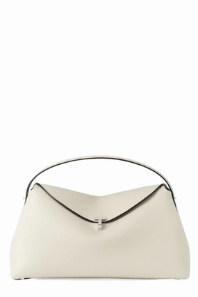T-Lock Grained-Leather Bag