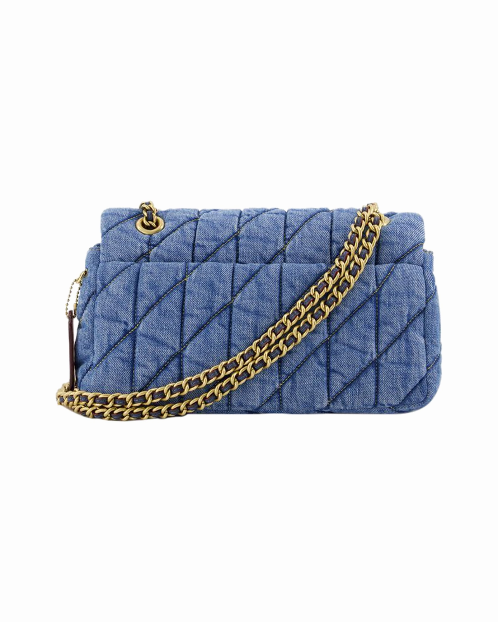 Tabby 26 Shoulder Bag - Coach - Cotton - Blue