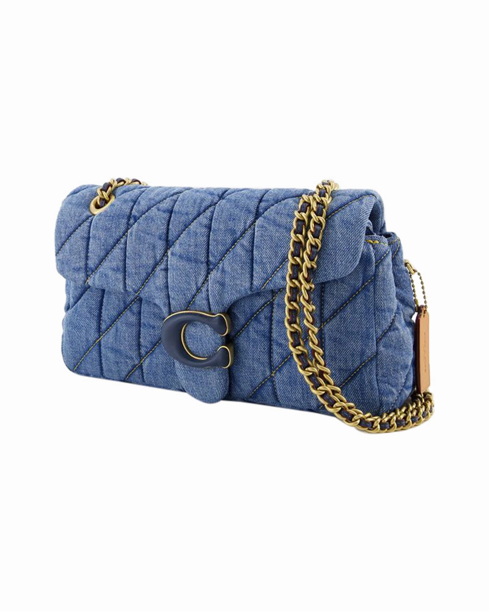 Tabby 26 Shoulder Bag - Coach - Cotton - Blue