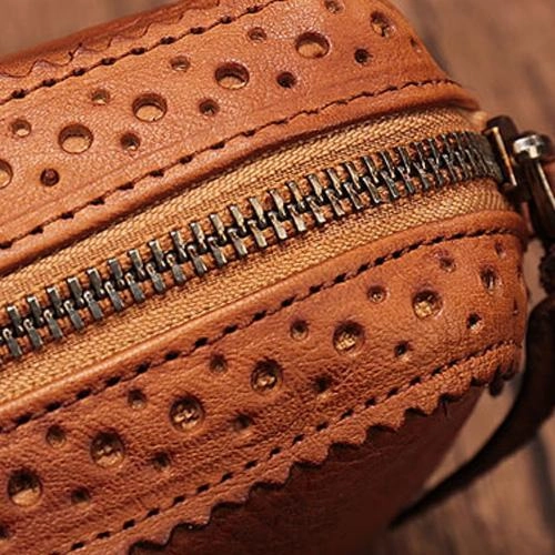 Tan Womens Leather Small Crossbody Purse Green Small Satchel Purse Zip Shoulder Bag for Ladies