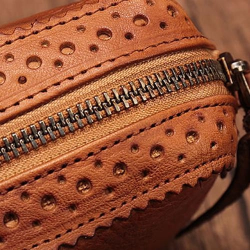 Tan Womens Leather Small Crossbody Purse Green Small Satchel Purse Zip Shoulder Bag for Ladies