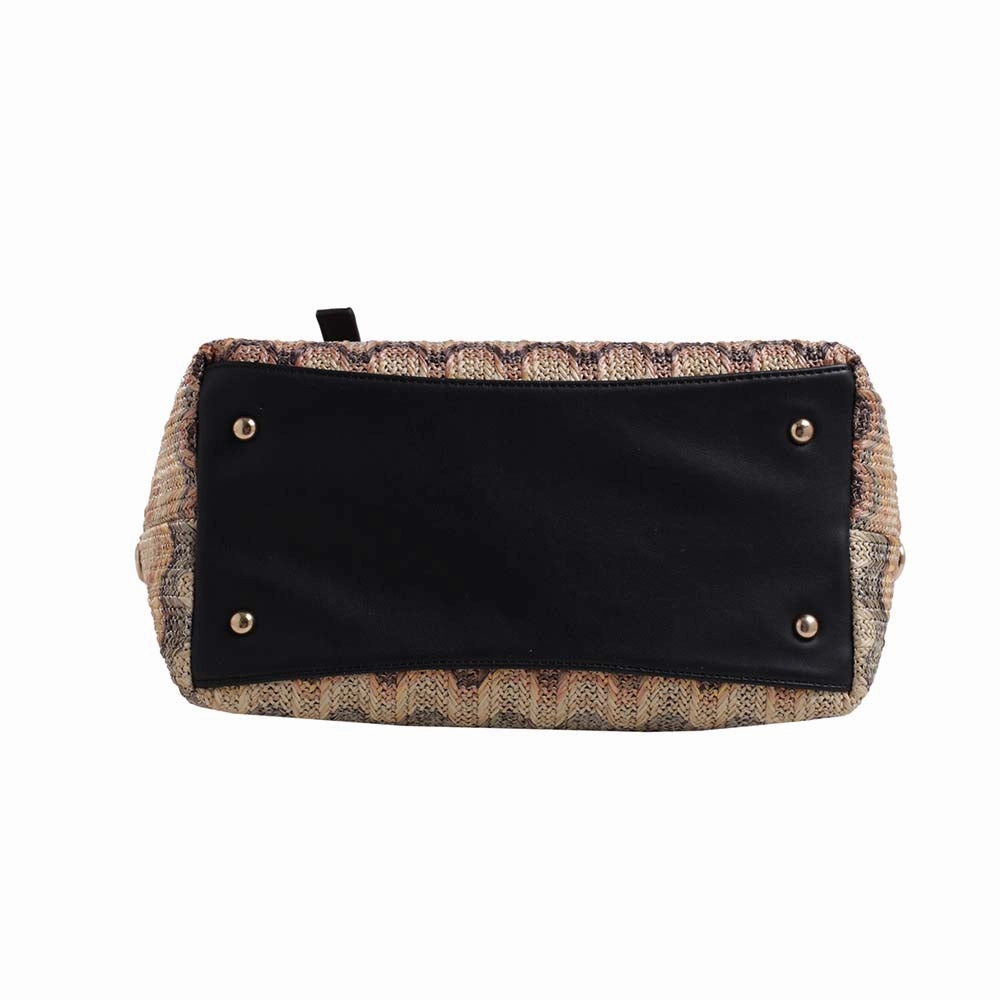 Tansy Padlock Designer Satchel Handbag by Mia K