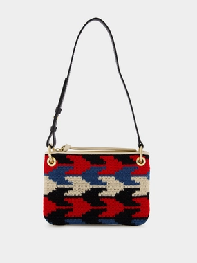 Tasca Arrow-Patterned Red Bag