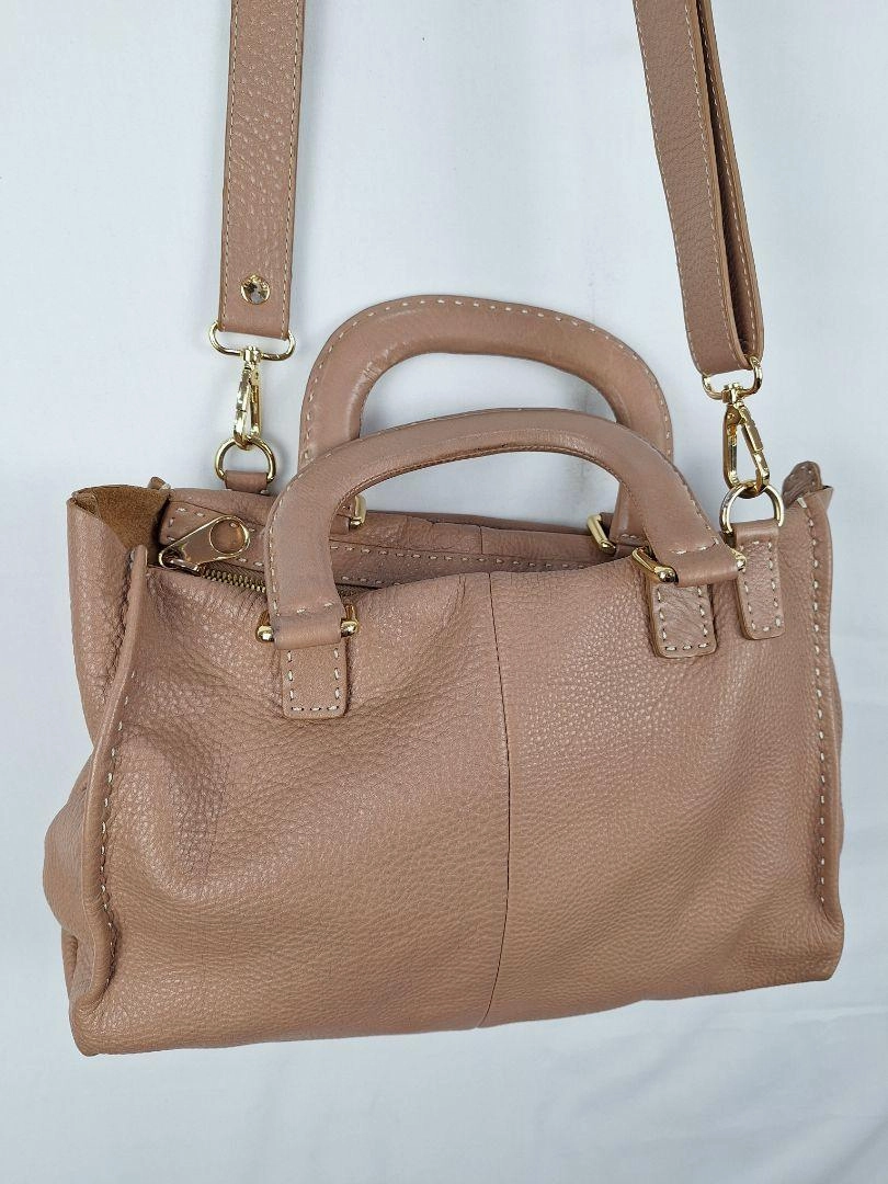 Ted Baker Soft Leather Contrast Stitch Bag