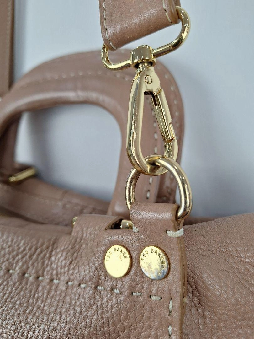 Ted Baker Soft Leather Contrast Stitch Bag