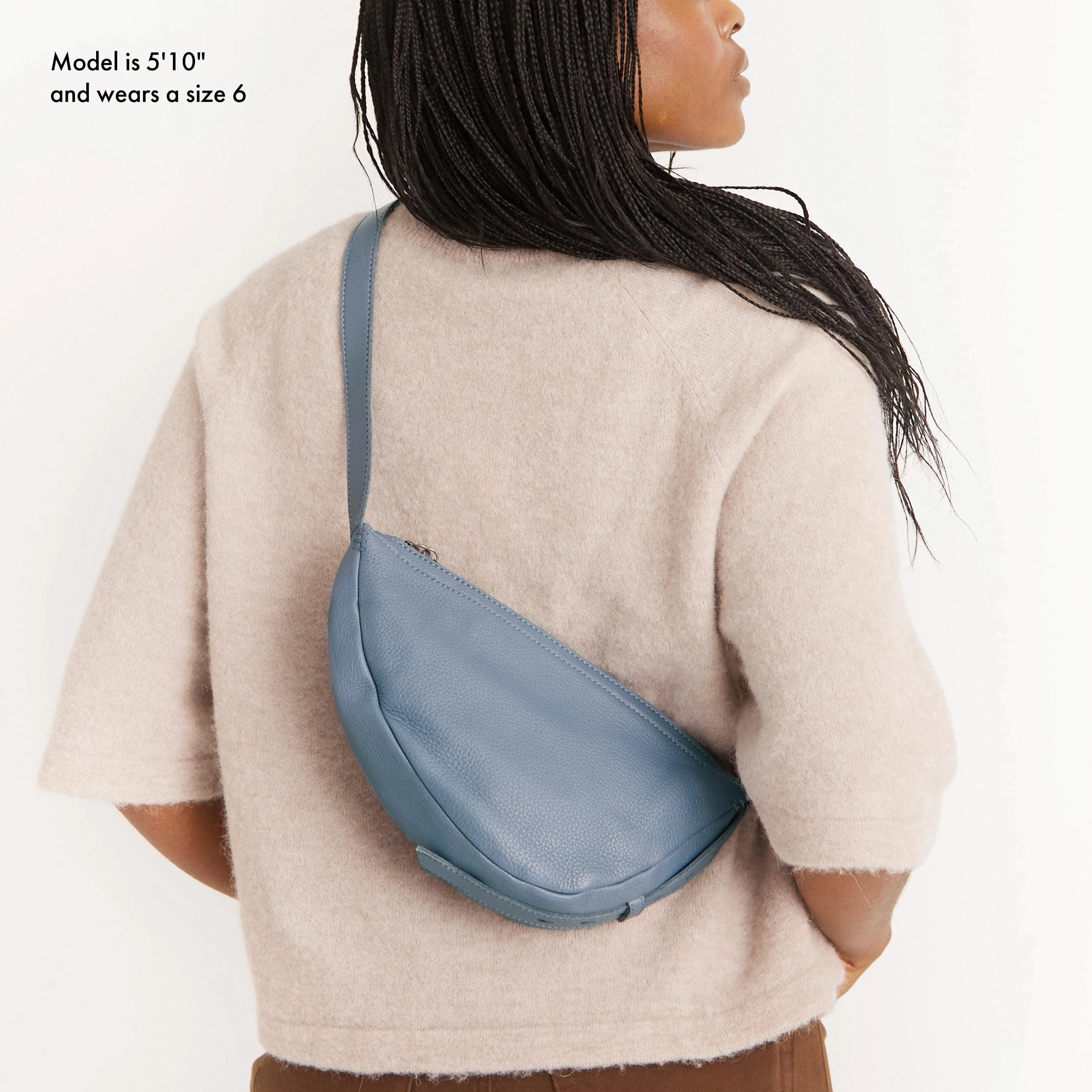 Tess Sling - Leather - Maritime