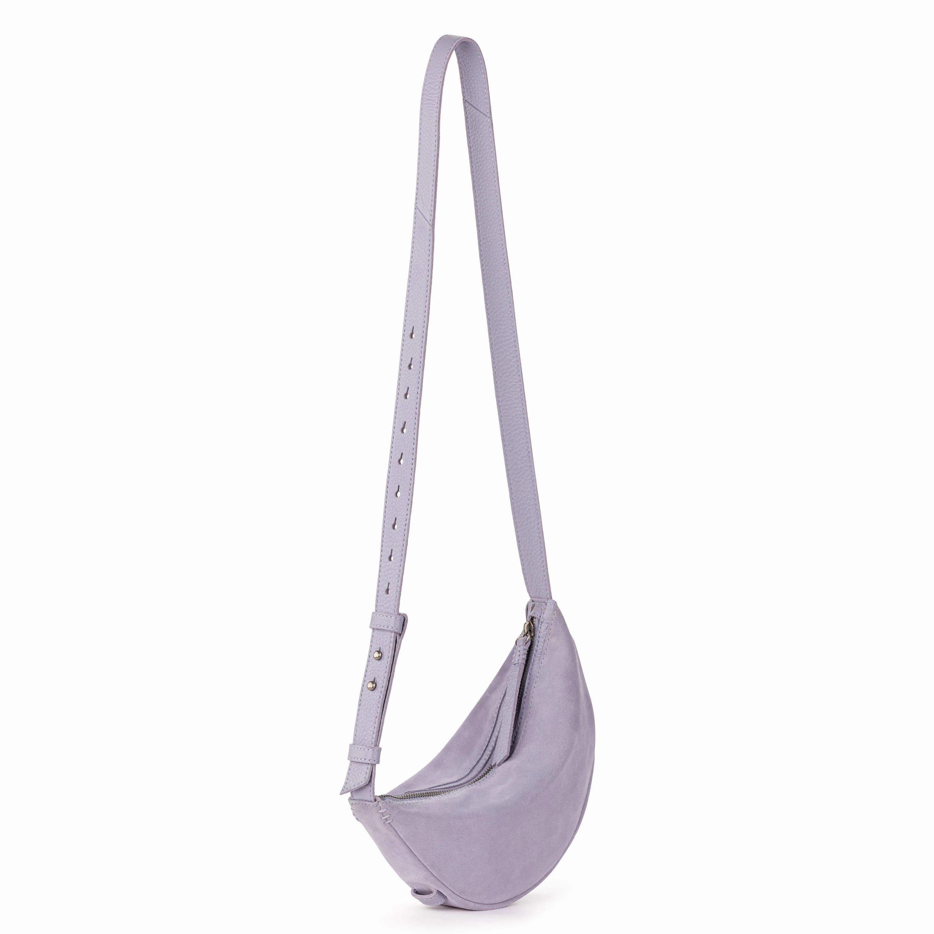 Tess Sling - Leather - Orchid Suede