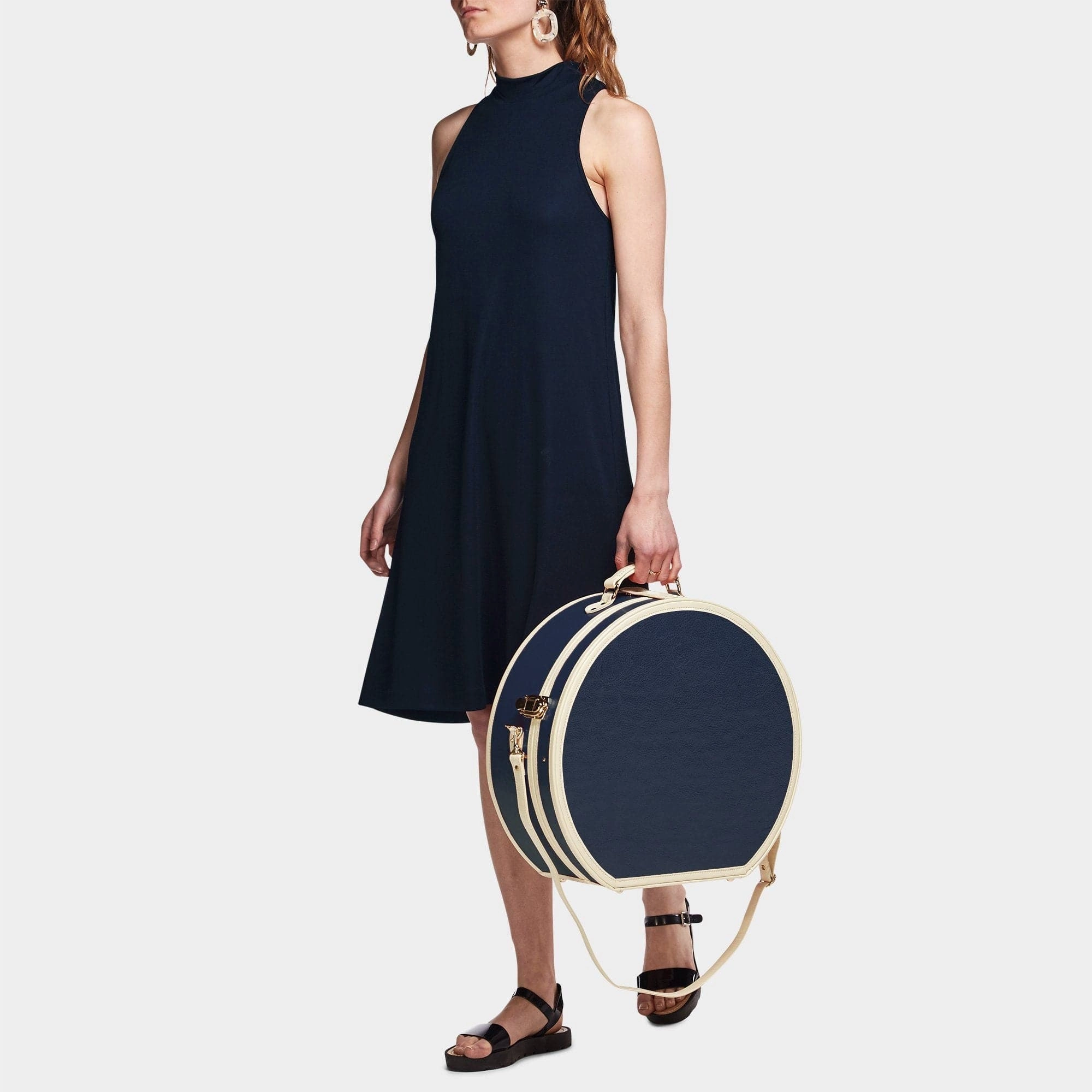 The Entrepreneur - Navy Hatbox Deluxe