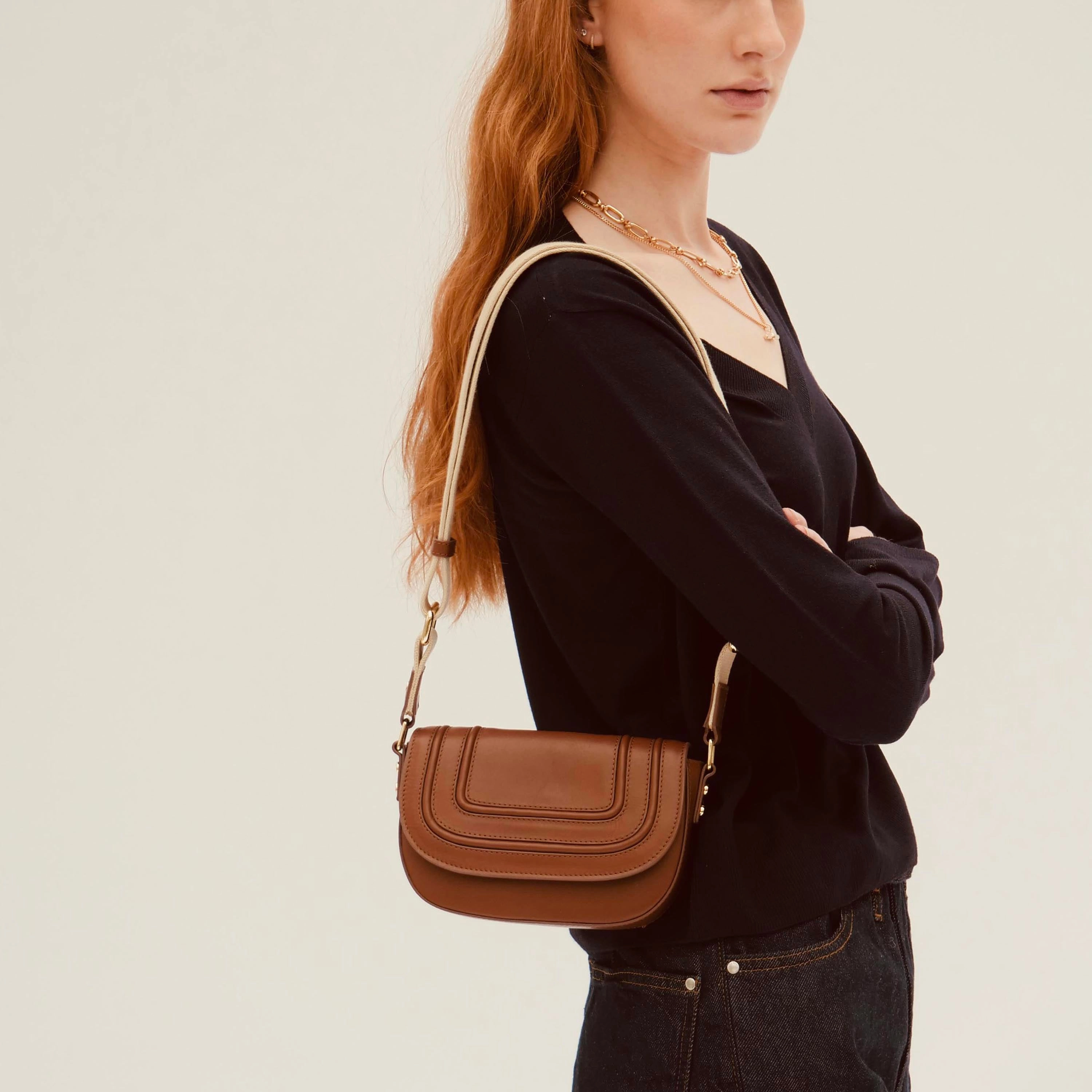 The Mimi Tan Leather Bag