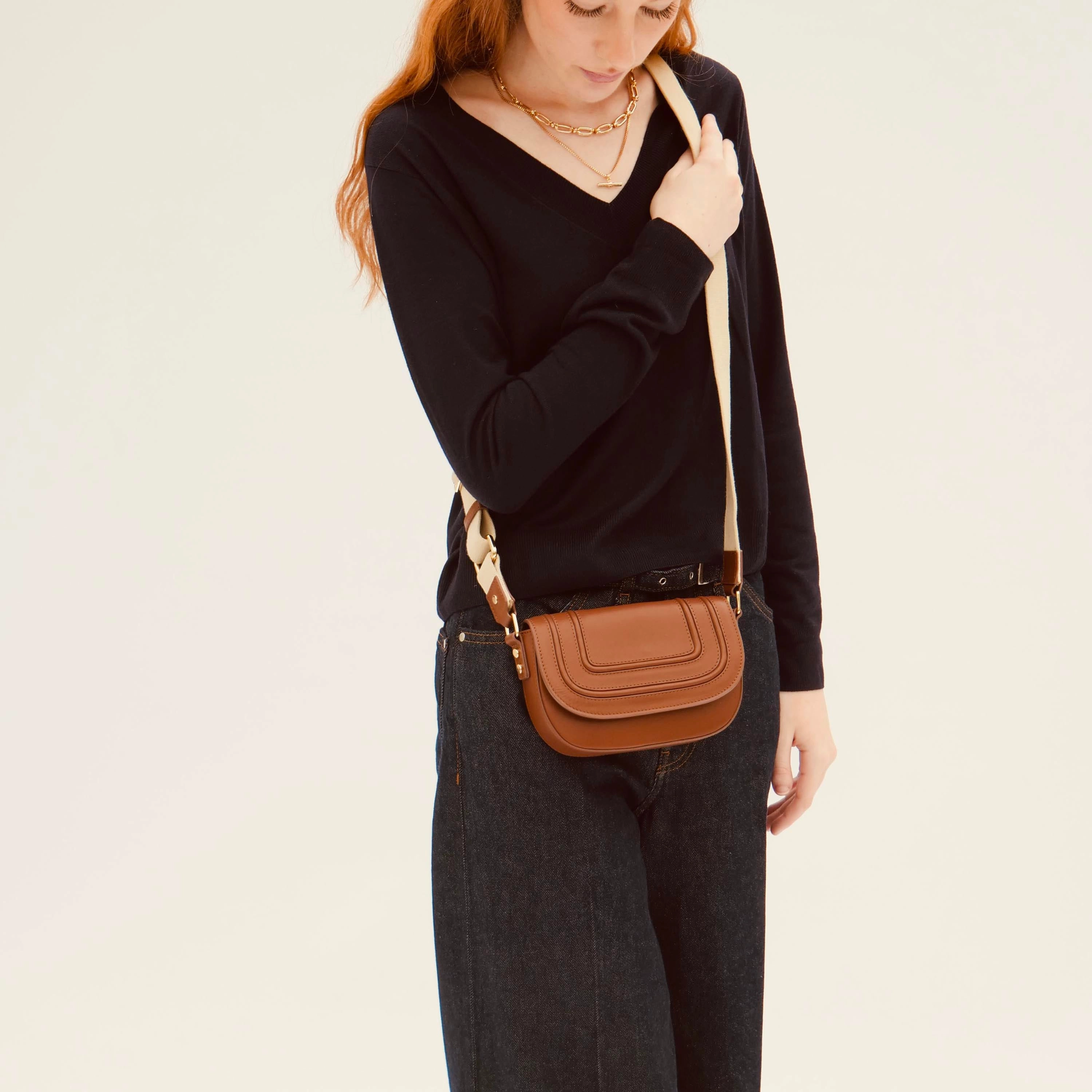 The Mimi Tan Leather Bag