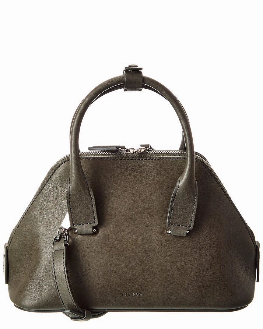 The Row Devon Mini Leather Satchel