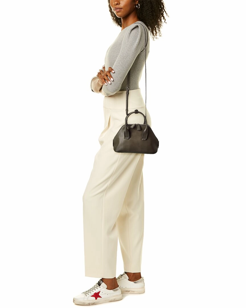 The Row Devon Mini Leather Satchel