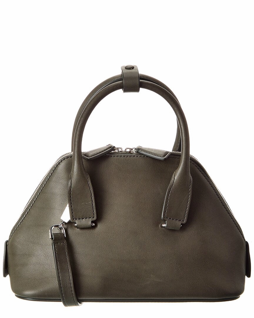 The Row Devon Mini Leather Satchel