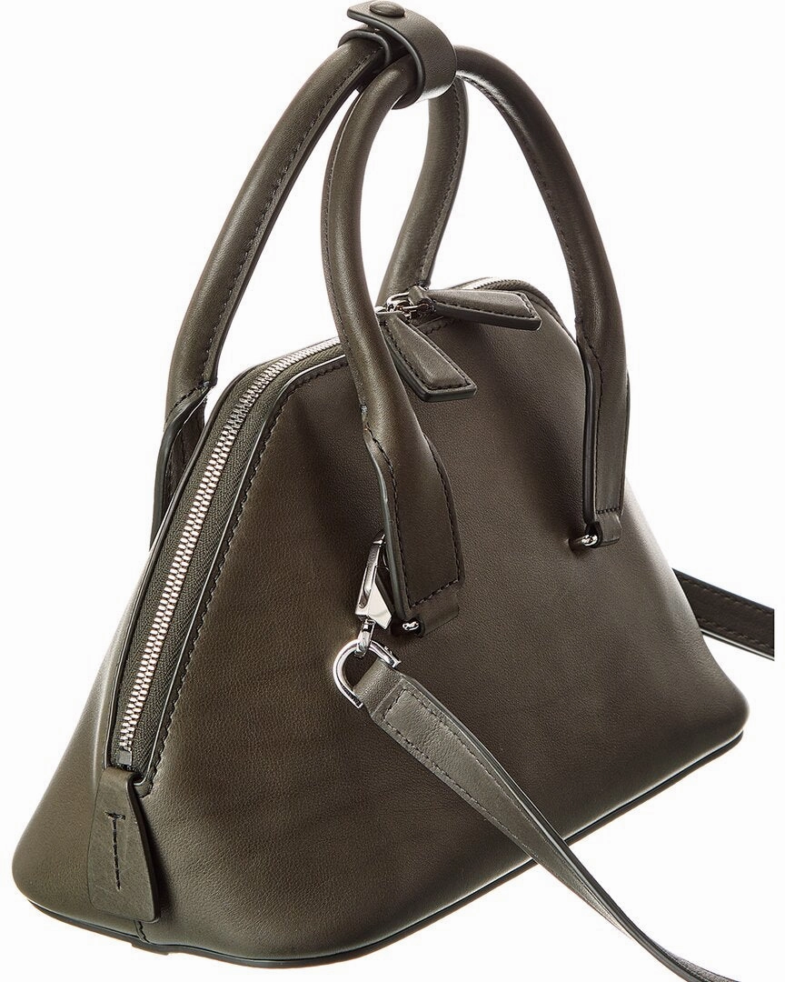 The Row Devon Mini Leather Satchel