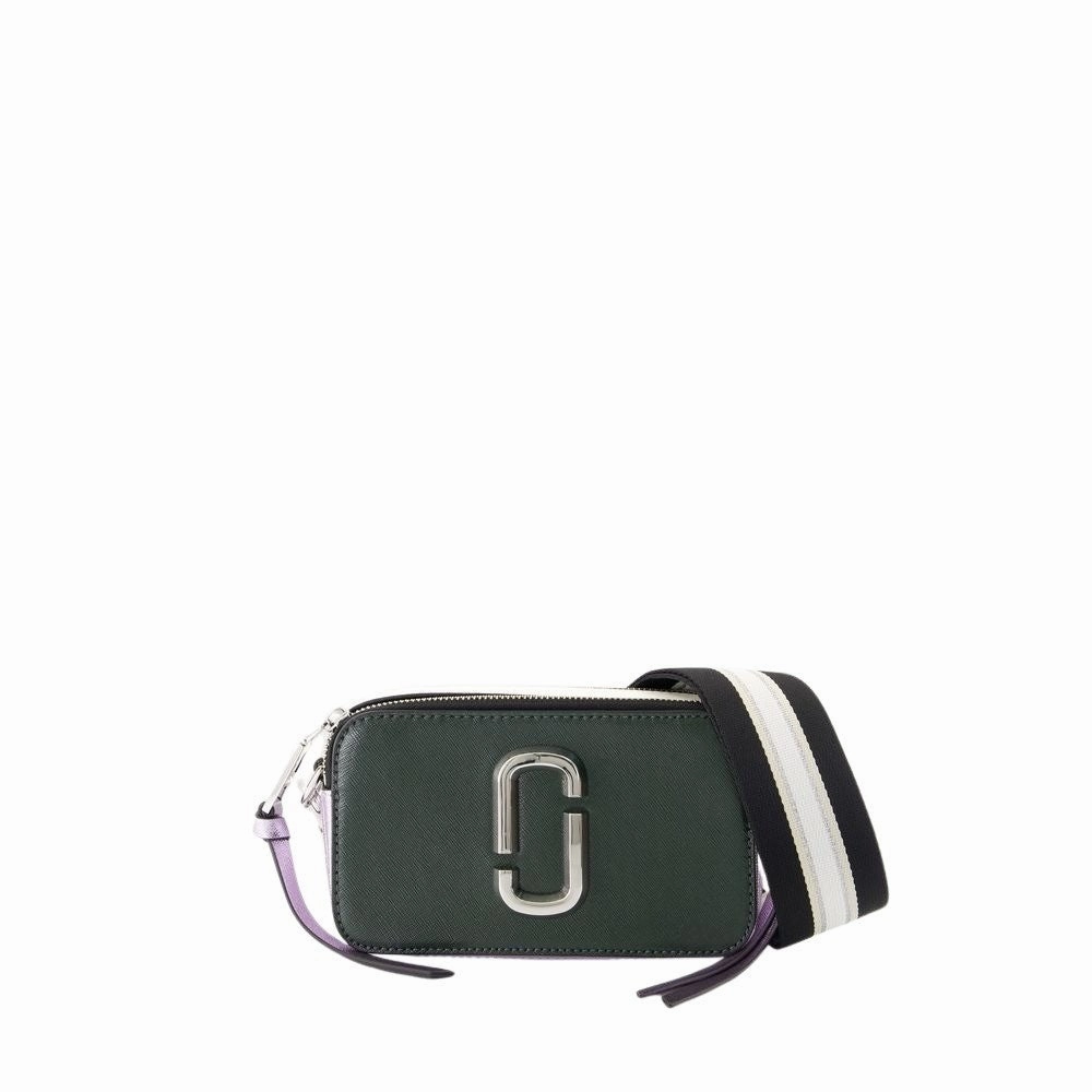 The Snapshot Crossbody - Leather - Green