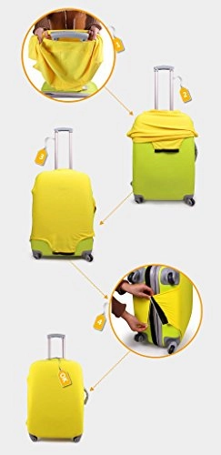 Thikin 18-30 Inch Fashion Animal Crowned Crane Luggage Cover Productor For Travel