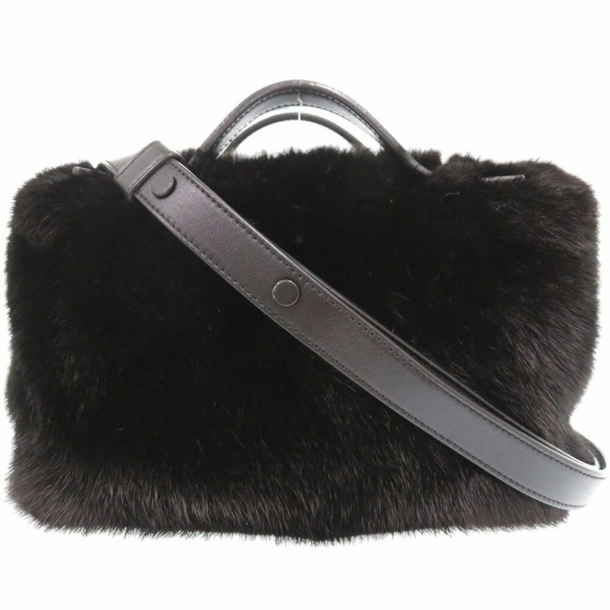 Tod's  Fur Handbag Shoulder Bag (Pre-Owned)