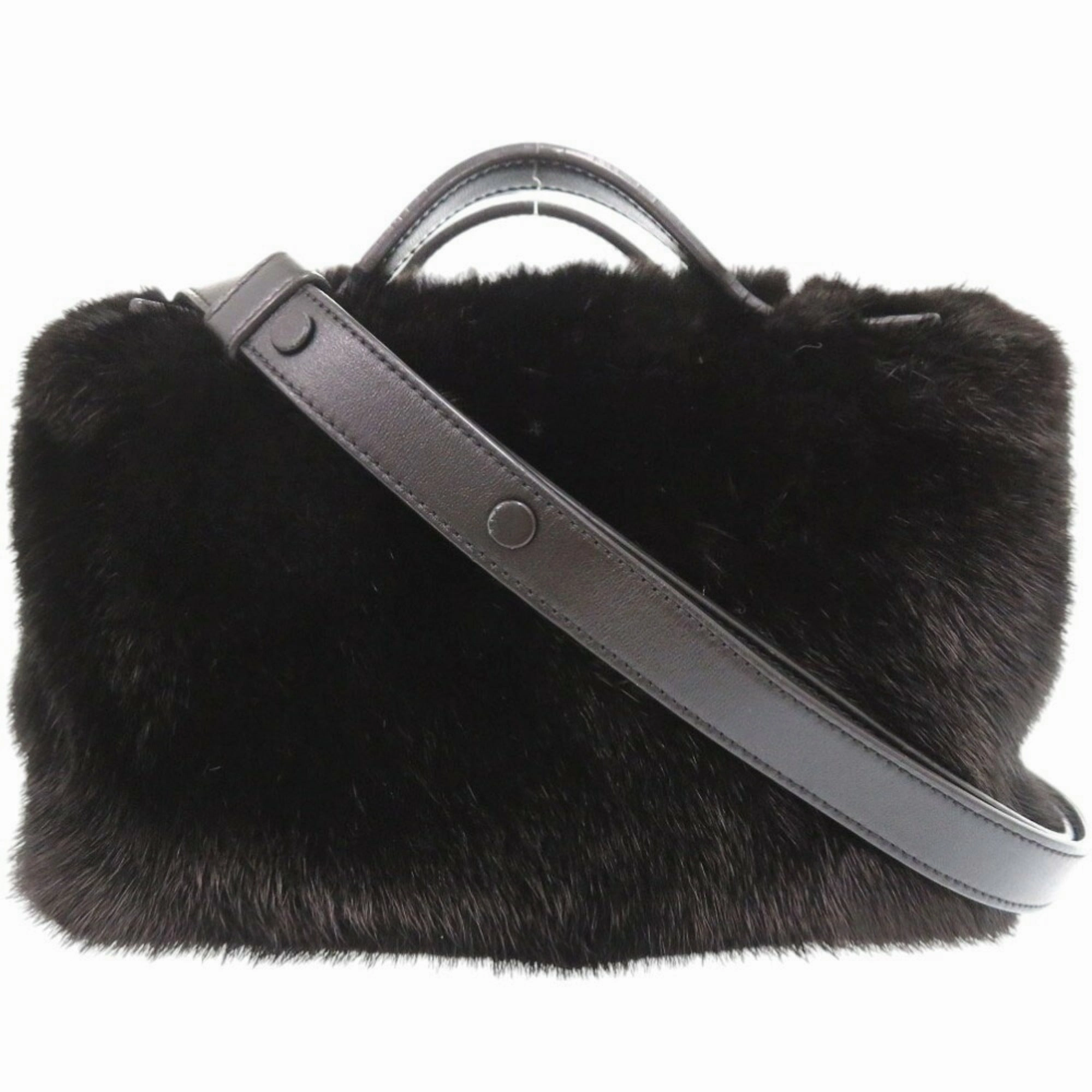 Tod's  Fur Handbag Shoulder Bag (Pre-Owned)